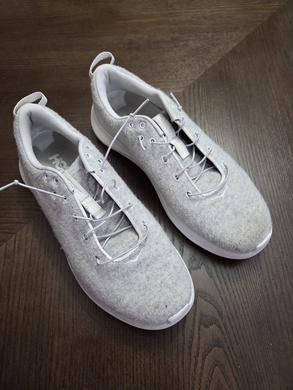 Hoka One One Hupana Women's Light Gray Athletic Shoes Size 9.5